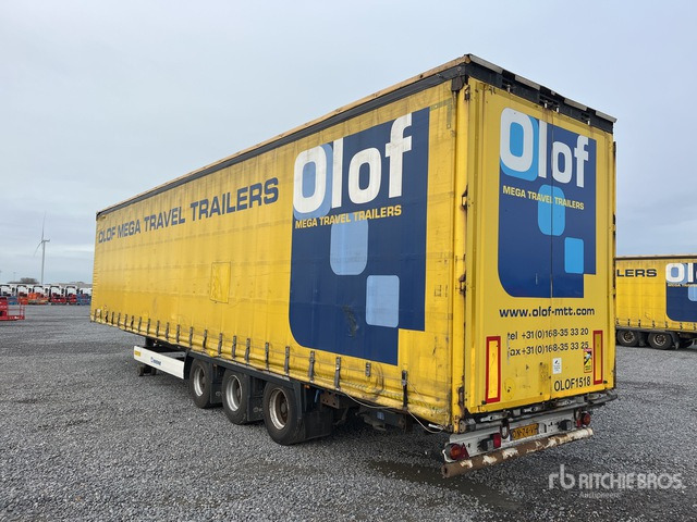 2015 Krone Mega Sattelauflieger Tri/A Curtain Side Trailer - Remolque con toldo: foto 2 2015 Krone Mega Sattelauflieger Tri/A Curtain Side Trailer - Remolque con toldo: foto 2