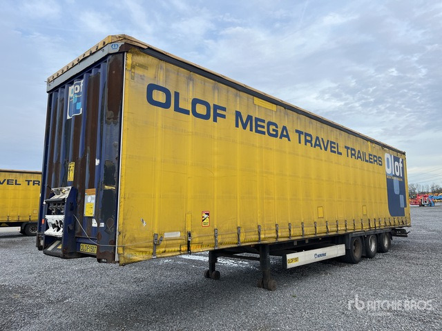 2015 Krone Mega Sattelauflieger Tri/A Curtain Side Trailer - Remolque con toldo: foto 1 2015 Krone Mega Sattelauflieger Tri/A Curtain Side Trailer - Remolque con toldo: foto 1