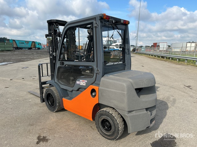 2018 Toyota 02-8FDF30 3000 kg Forklift - Carretilla elevadora diésel: foto 1 2018 Toyota 02-8FDF30 3000 kg Forklift - Carretilla elevadora diésel: foto 1