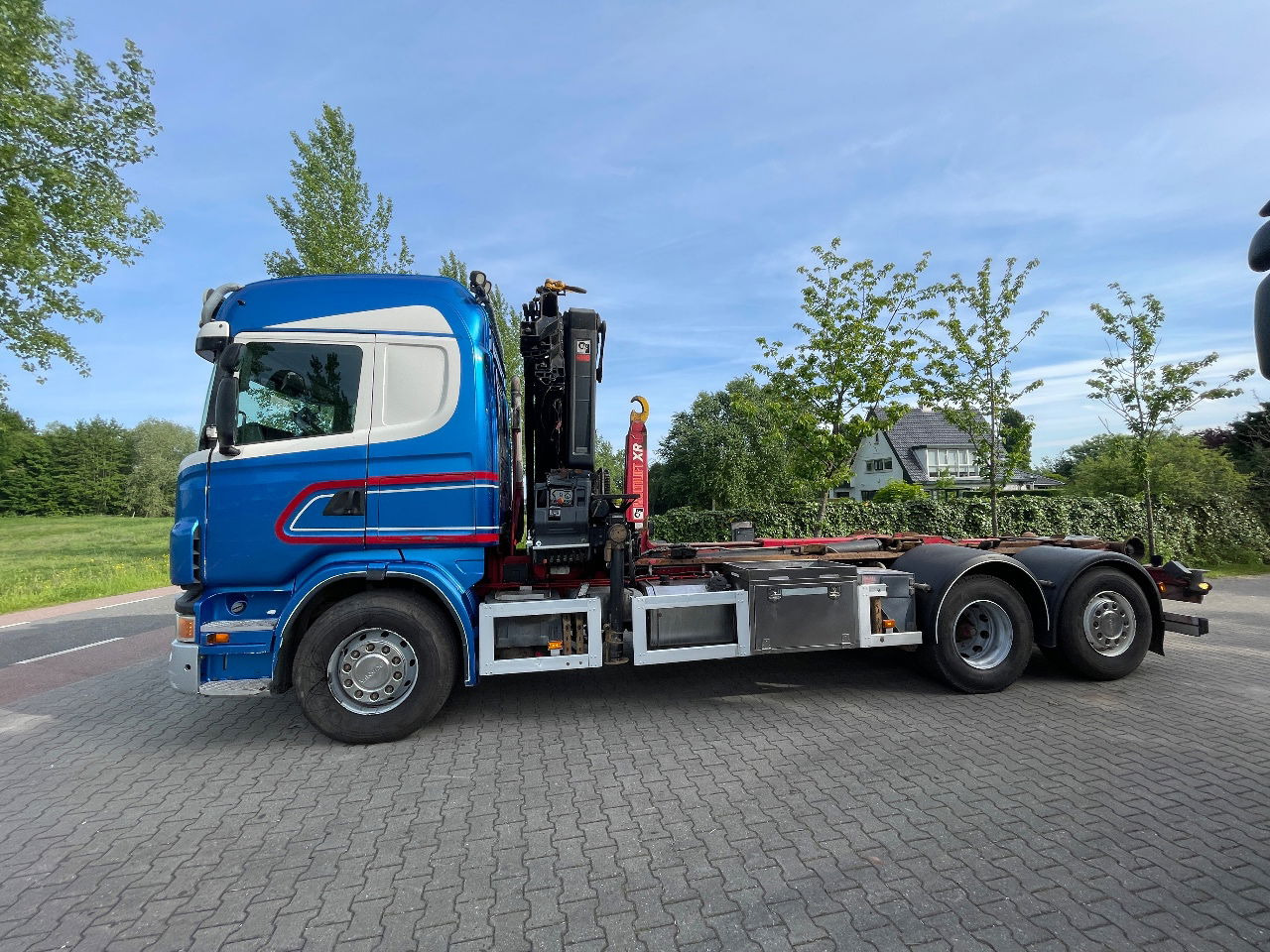 Scania R480 - Camión portacontenedore/ Intercambiable, Camión grúa: foto 2 Scania R480 - Camión portacontenedore/ Intercambiable, Camión grúa: foto 2