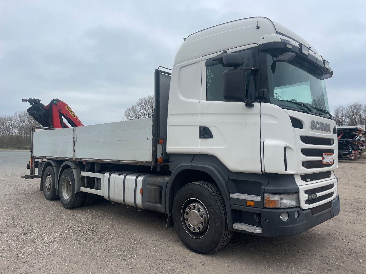 Camión caja abierta Scania R480 with Palfinger PK 19.001 SLD crane: foto 6