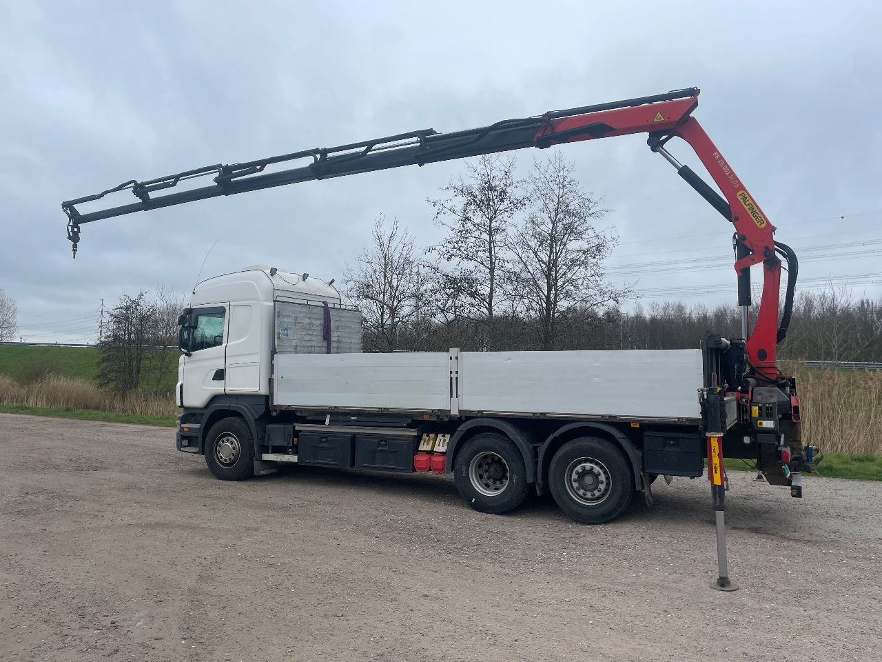 Camión caja abierta Scania R480 with Palfinger PK 19.001 SLD crane: foto 8