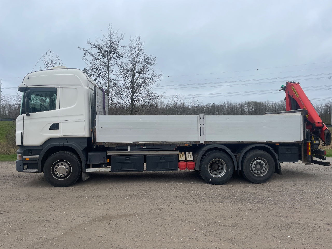 Scania R480 with Palfinger PK 19.001 SLD crane - Camión caja abierta: foto 2 Scania R480 with Palfinger PK 19.001 SLD crane - Camión caja abierta: foto 2