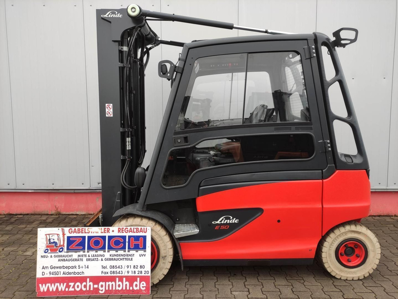Linde E50HL-01-388 - Carretilla elevadora eléctrica: foto 1 Linde E50HL-01-388 - Carretilla elevadora eléctrica: foto 1