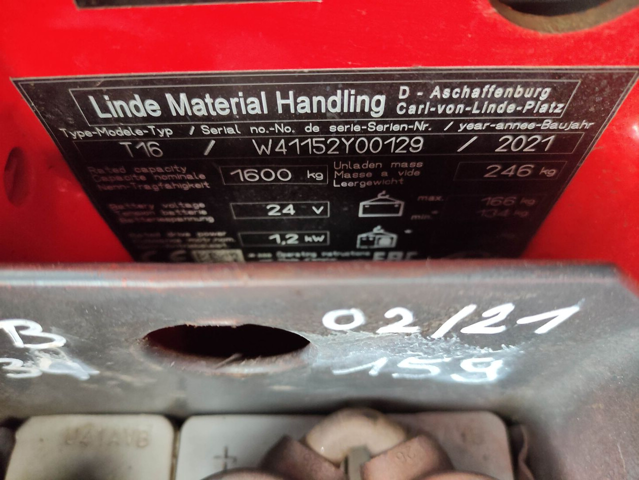 Linde T16-1152 - Transpaleta: foto 5 Linde T16-1152 - Transpaleta: foto 5