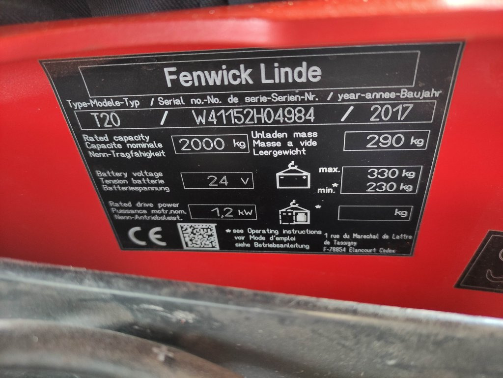 Linde T20 - Transpaleta: foto 5 Linde T20 - Transpaleta: foto 5
