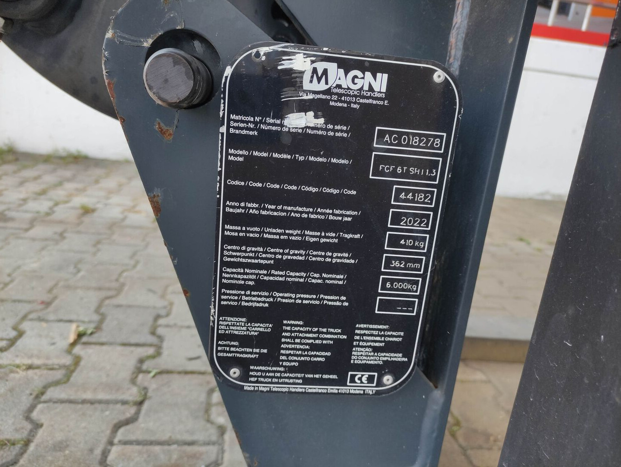 Magni FCF6TSHI 1.3 - Horquillas: foto 5 Magni FCF6TSHI 1.3 - Horquillas: foto 5