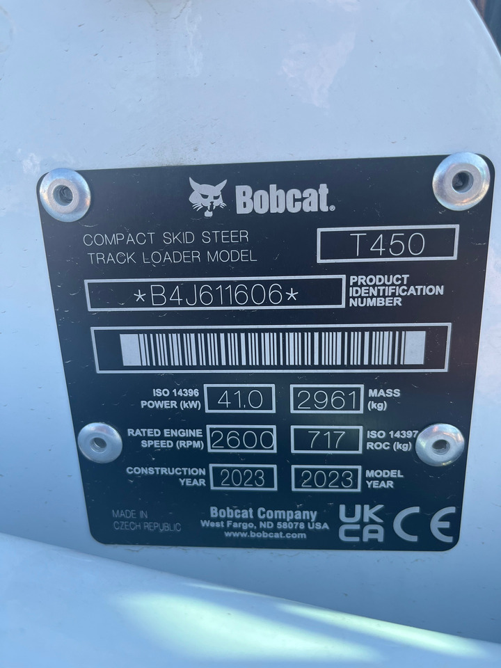 Minicargadora nuevo BOBCAT T450: foto 7