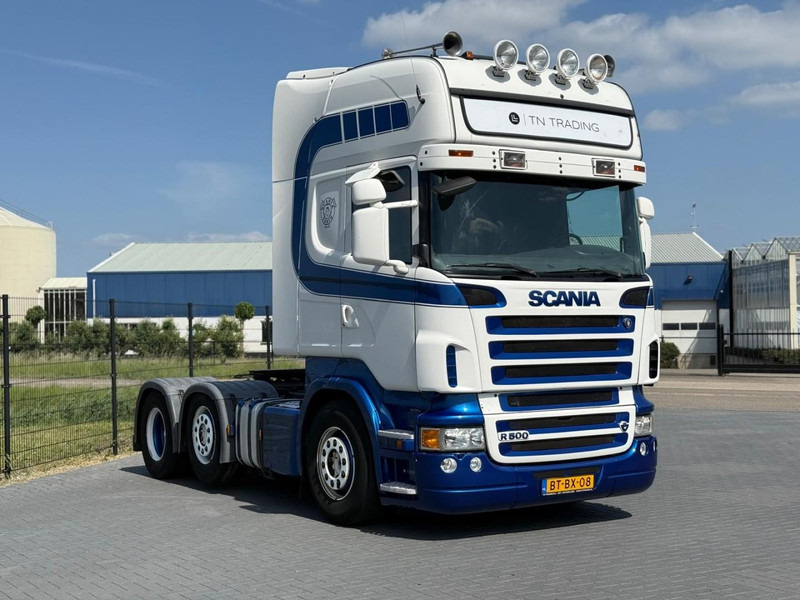 Scania R 500 A 6X2/4 STEERING PUSHER, MANUEL, RETARDER, LEATHER, TOP. - Cabeza tractora: foto 1 Scania R 500 A 6X2/4 STEERING PUSHER, MANUEL, RETARDER, LEATHER, TOP. - Cabeza tractora: foto 1