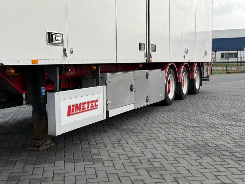 Semirremolque frigorífico Limetec PPU342 MEGA, ZIJDEUREN, WEINIG UREN, STUURAS, TOPSTAAT.: foto 11