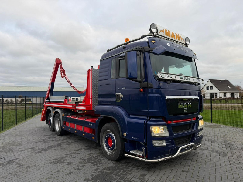 MAN 28.480 PORTAAL ARM, BLAD LUCHT, RETARDER, 6X2. - Camión portacontenedor de cadenas: foto 1 MAN 28.480 PORTAAL ARM, BLAD LUCHT, RETARDER, 6X2. - Camión portacontenedor de cadenas: foto 1