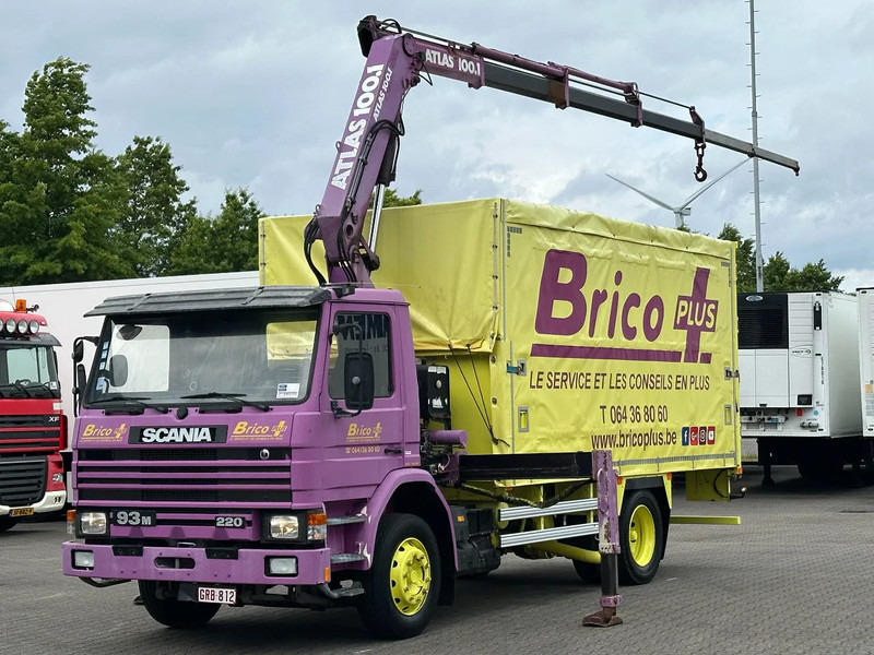 Scania 93M 220 4x2 Atlas 100.1 Crane / Manual / Euro 1 *TOP* - Camión grúa: foto 1 Scania 93M 220 4x2 Atlas 100.1 Crane / Manual / Euro 1 *TOP* - Camión grúa: foto 1