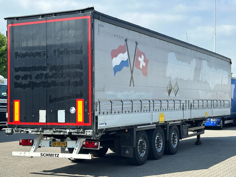 Schmitz Cargobull Schuifzeil met Borden / Disc-Brakes / Huckepack / Code XL - Semirremolque lona: foto 1 Schmitz Cargobull Schuifzeil met Borden / Disc-Brakes / Huckepack / Code XL - Semirremolque lona: foto 1