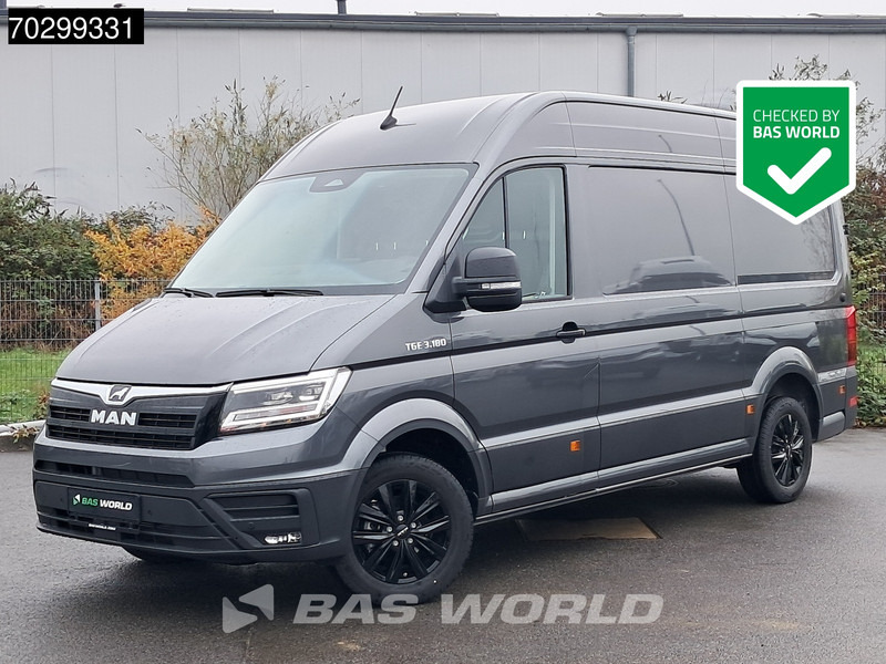 Furgón nuevo MAN TGE 3.180 Automatik 180PS AHK L3H3 ACC LED Navi Kamera Parkensensoren Euro6 L2H2 A/C Towbar: foto 1