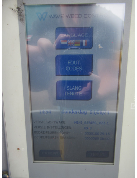 Hidrolimpiadora Heatweed Wave MiniSeries 2-120bar 99°C 6L/min Onkruid stoom machine: foto 7