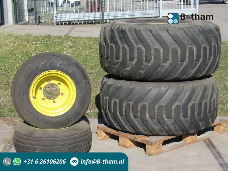 John Deere 5515V NOKIAN 550/60R22.5 + Voor Banden + Velg - Rueda completa para Mini tractor: foto 1 John Deere 5515V NOKIAN 550/60R22.5 + Voor Banden + Velg - Rueda completa para Mini tractor: foto 1