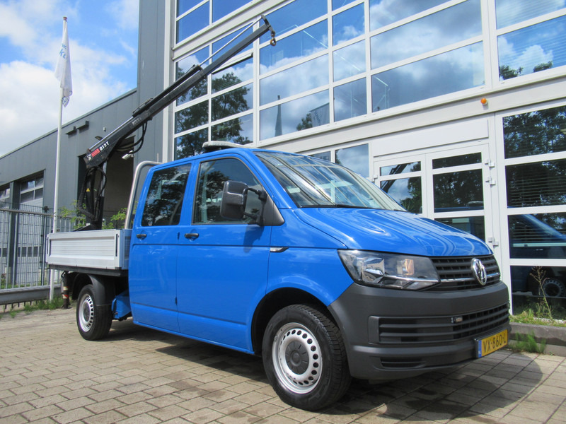 Volkswagen Transporter T5 2.0 TDI 75KW DOKA + HIAB Dubbelcabine - Furgoneta caja abierta, Furgoneta combi: foto 2 Volkswagen Transporter T5 2.0 TDI 75KW DOKA + HIAB Dubbelcabine - Furgoneta caja abierta, Furgoneta combi: foto 2