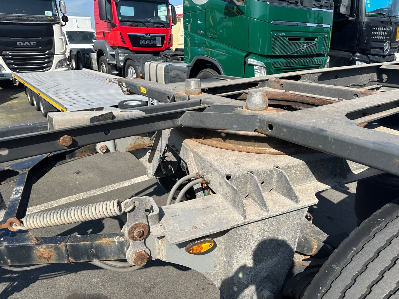Fliegl ZWP 180 *Reifen TOP* - Remolque portacontenedore/ Intercambiable: foto 3 Fliegl ZWP 180 *Reifen TOP* - Remolque portacontenedore/ Intercambiable: foto 3