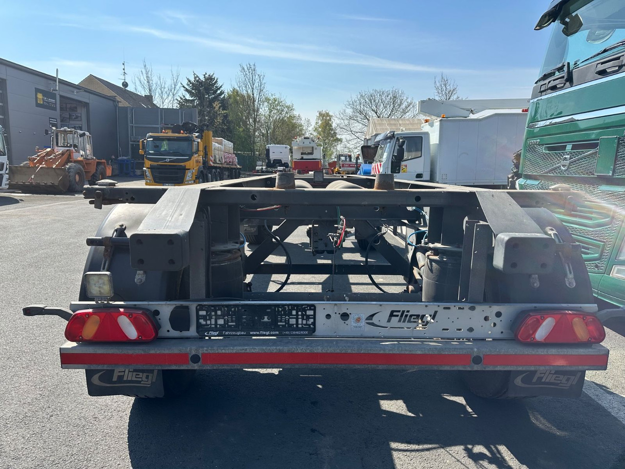 Fliegl ZWP 180 *Reifen TOP* - Remolque portacontenedore/ Intercambiable: foto 5 Fliegl ZWP 180 *Reifen TOP* - Remolque portacontenedore/ Intercambiable: foto 5