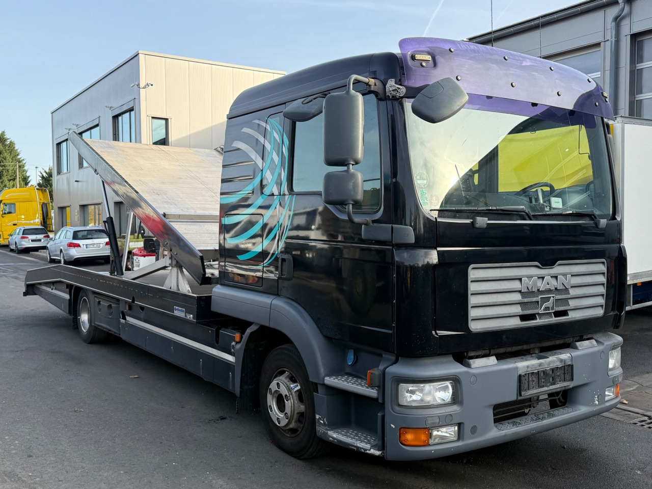 MAN TGL 8.210BL Moetefindt Doppelstock, Klima, Winde - Camión portavehículos: foto 1 MAN TGL 8.210BL Moetefindt Doppelstock, Klima, Winde - Camión portavehículos: foto 1