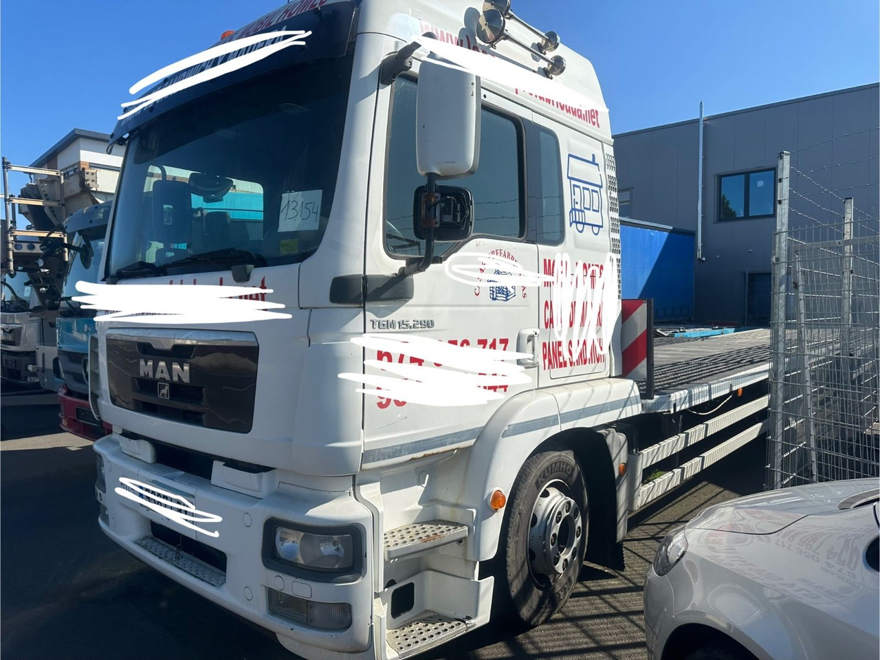 MAN TGM15.290*Rolfo*Flachzug*3xKasten/2xWohnmobil MAN TGM15.290*Rolfo*Flachzug*Anhänger inkl.* - Camión portavehículos: foto 2 MAN TGM15.290*Rolfo*Flachzug*3xKasten/2xWohnmobil MAN TGM15.290*Rolfo*Flachzug*Anhänger inkl.* - Camión portavehículos: foto 2