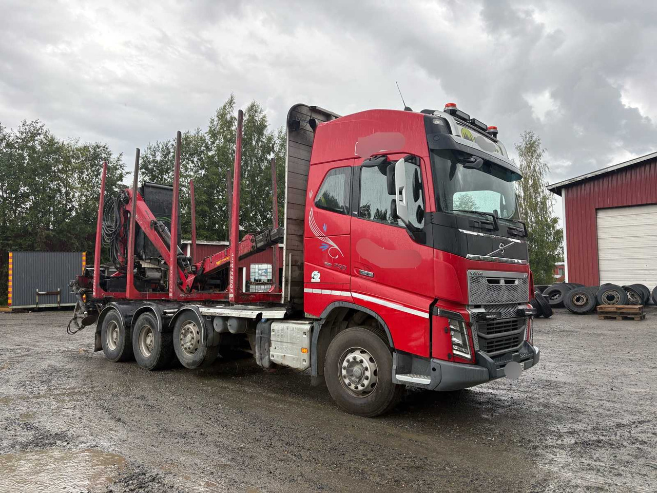 Timber truck Volvo FH16 750 16.1 Kesla with crane - Camión forestal, Camión grúa: foto 2 Timber truck Volvo FH16 750 16.1 Kesla with crane - Camión forestal, Camión grúa: foto 2