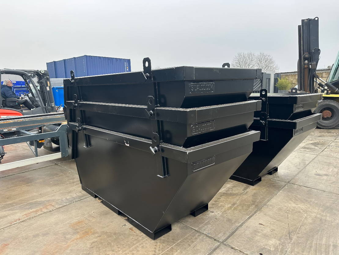 Sidalco 2 m3 portaalarm met lepelgaten - Contenedor de cadenas: foto 3 Sidalco 2 m3 portaalarm met lepelgaten - Contenedor de cadenas: foto 3