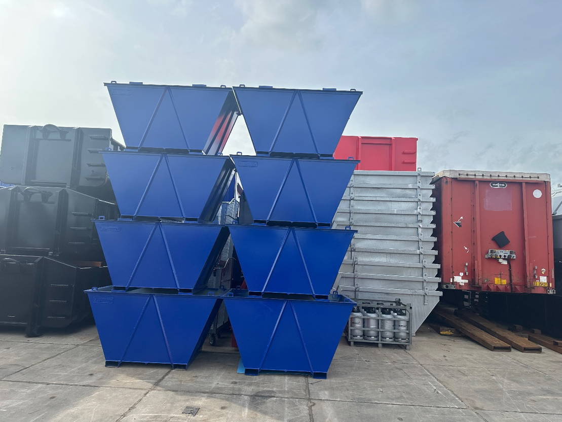 Sidalco 2 m3 sorteer bakjes - Contenedor de cadenas: foto 3 Sidalco 2 m3 sorteer bakjes - Contenedor de cadenas: foto 3