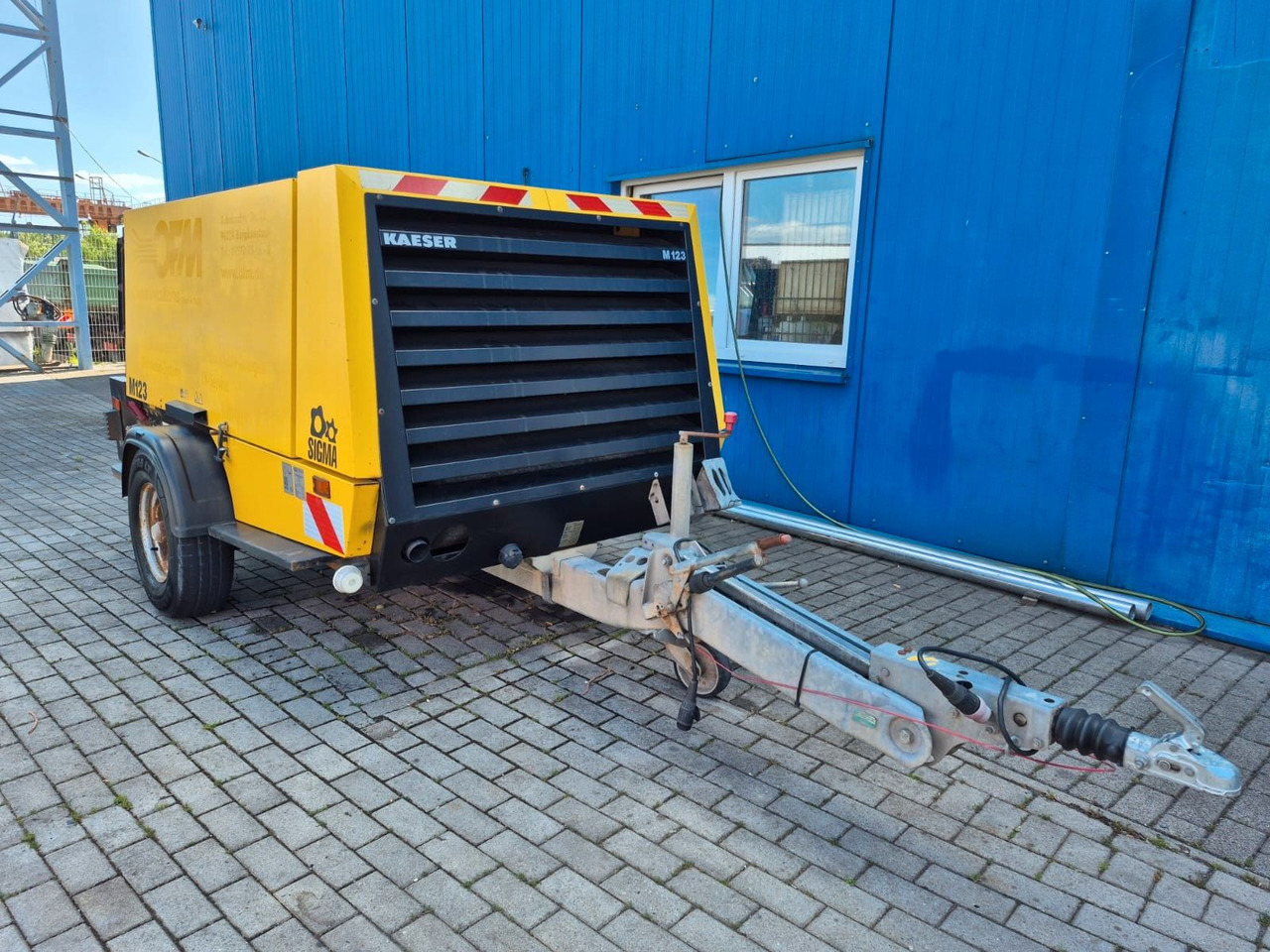 Compresor de aire Kaeser M123 SIGMA DEUTZ FAHRANLAGE 624 STD. KOMUNAL: foto 10