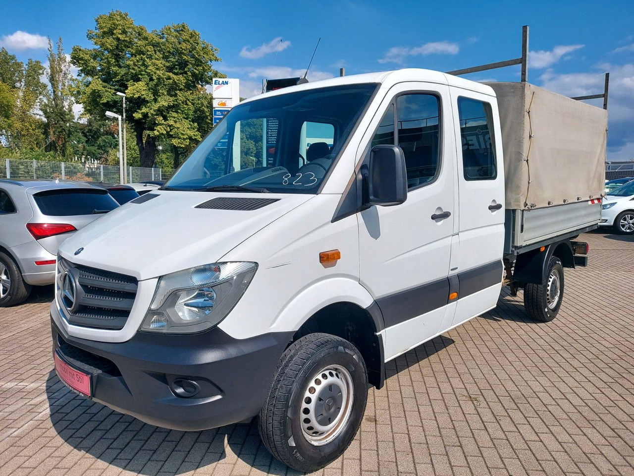 Mercedes-Benz Sprinter II Pritsche/DoKa 316 CDI 4X4 KLIMA - Furgoneta con lona, Furgoneta combi: foto 4 Mercedes-Benz Sprinter II Pritsche/DoKa 316 CDI 4X4 KLIMA - Furgoneta con lona, Furgoneta combi: foto 4