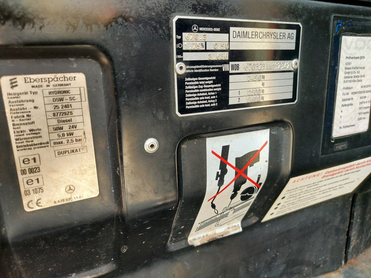 Mercedes-Benz VARIO 816D 4x4 HUB Steiger Ruthmann K130 - Camión con plataforma elevadora: foto 3 Mercedes-Benz VARIO 816D 4x4 HUB Steiger Ruthmann K130 - Camión con plataforma elevadora: foto 3