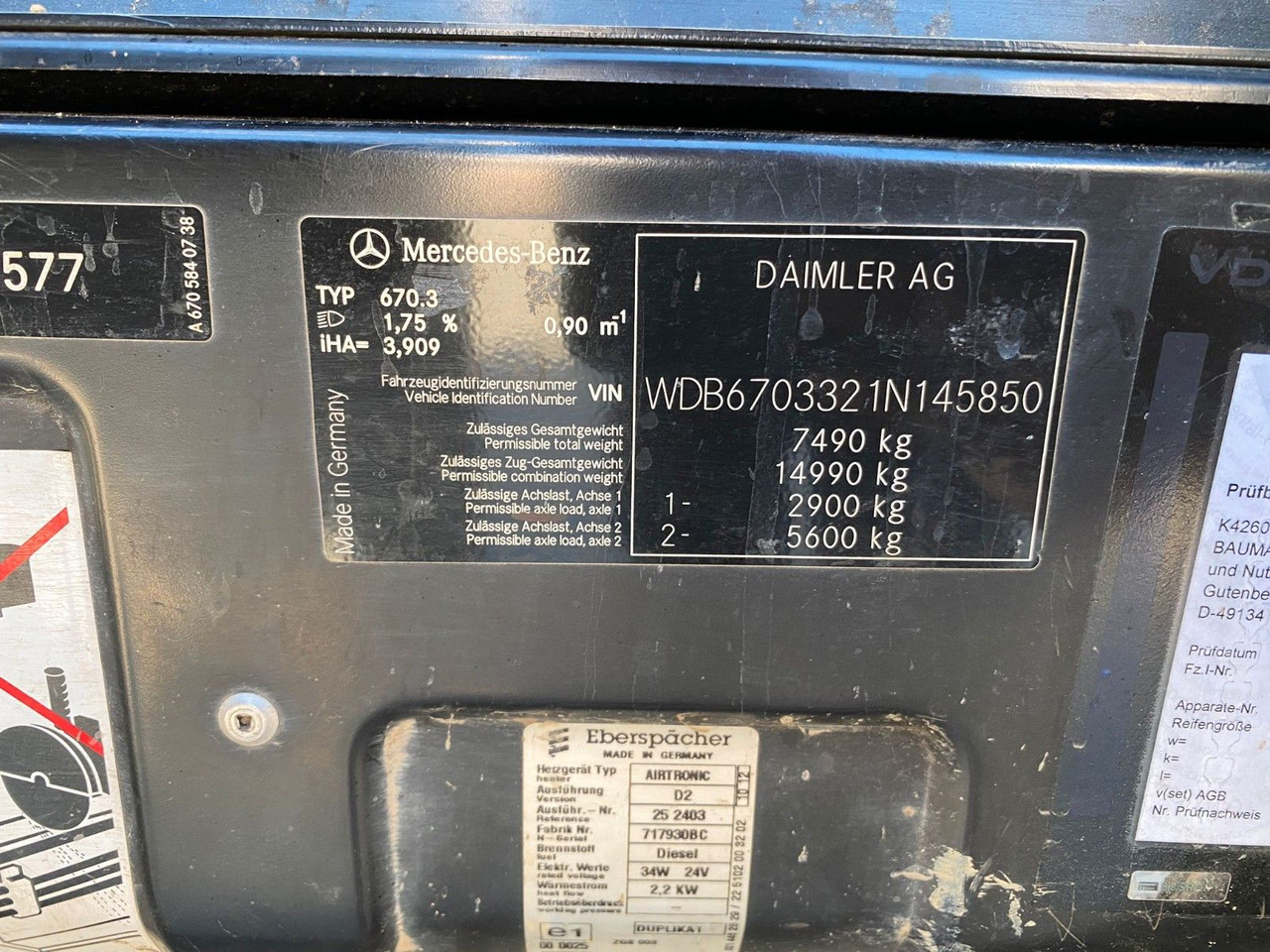 Leasing de  Mercedes-Benz VARIO 816D Doka 3 Seiten Kipper Meiller Mercedes-Benz VARIO 816D Doka 3 Seiten Kipper Meiller: foto 21