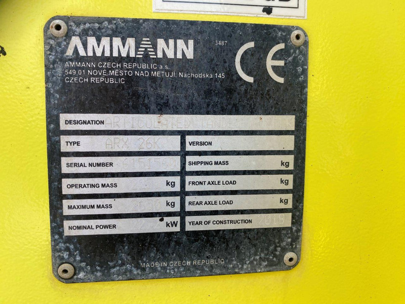 Ammann ARX26K NVT - Rodillo: foto 5 Ammann ARX26K NVT - Rodillo: foto 5
