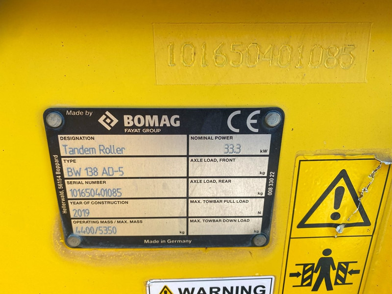 Rodillo Bomag BW138AD-5 NVT: foto 10 Rodillo Bomag BW138AD-5 NVT: foto 10