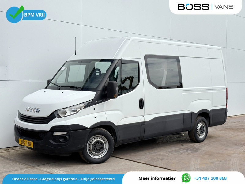 Iveco Daily 35S14 2.3 L2H2 Dubbele Cabine 7 Stoelen Airco Cruise Control Trekhaak 3.5t Lucht geveerde stoel - Furgón, Furgoneta combi: foto 1 Iveco Daily 35S14 2.3 L2H2 Dubbele Cabine 7 Stoelen Airco Cruise Control Trekhaak 3.5t Lucht geveerde stoel - Furgón, Furgoneta combi: foto 1