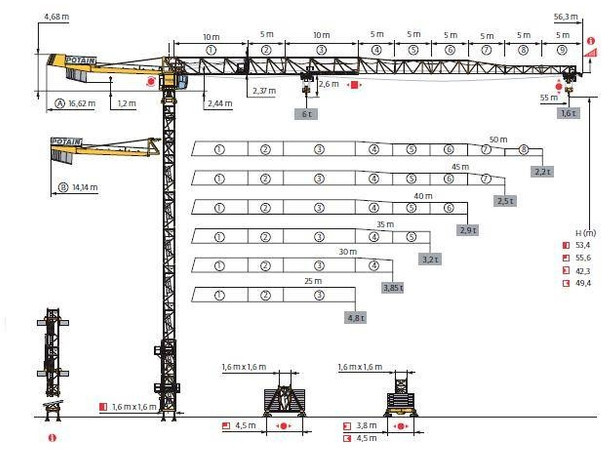 Potain MDT 128 - Grúa torre: foto 1 Potain MDT 128 - Grúa torre: foto 1
