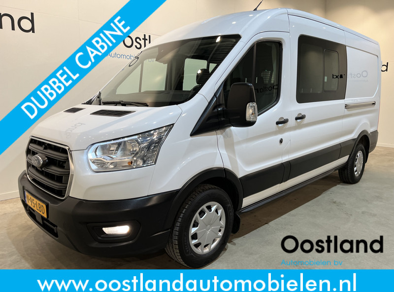 Ford Transit 350 2.0 TDCI L3H2 Trend 130 PK DC Dubbel Cabine / Euro 6 / Airco / Schuifdeur L + R / Cruise Control / Trekhaak / Camera / BPM VRIJ !! - Furgón, Furgoneta combi: foto 1 Ford Transit 350 2.0 TDCI L3H2 Trend 130 PK DC Dubbel Cabine / Euro 6 / Airco / Schuifdeur L + R / Cruise Control / Trekhaak / Camera / BPM VRIJ !! - Furgón, Furgoneta combi: foto 1