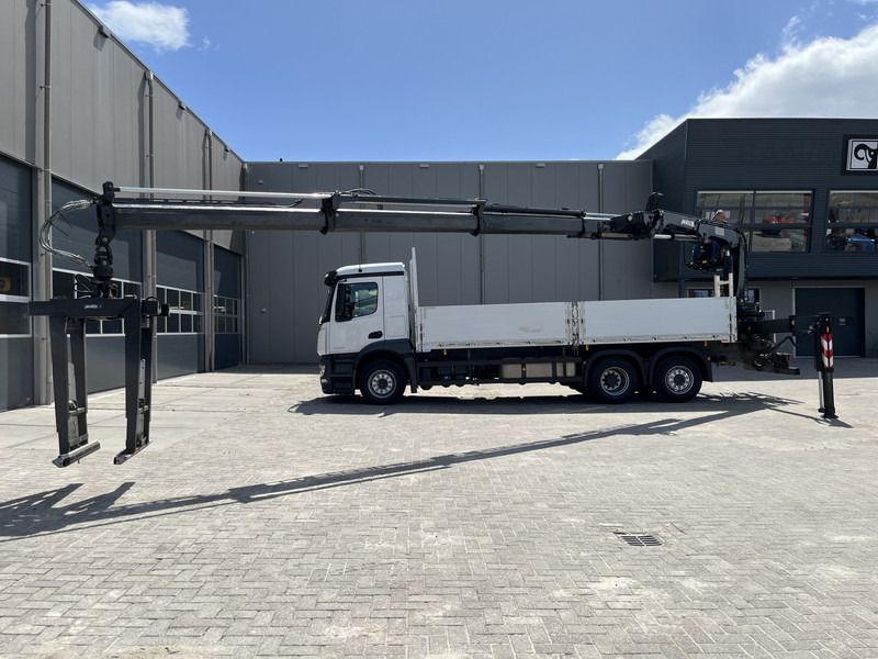 Mercedes-Benz ANTOS 2546 6X2 Bouwstoffenauto / Open laadbak vv KRAAN MKG HLK 221-3 met Palletklem - Camión caja abierta, Camión grúa: foto 2 Mercedes-Benz ANTOS 2546 6X2 Bouwstoffenauto / Open laadbak vv KRAAN MKG HLK 221-3 met Palletklem - Camión caja abierta, Camión grúa: foto 2