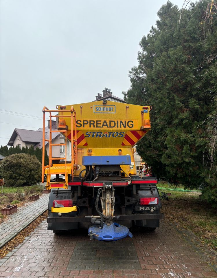 Vehículo municipal, Camión MAN TGM 26.290 6X4 SCHMIDT STARTOS II PIASKARKA PŁUG: foto 6