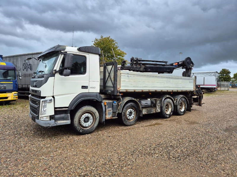 Volvo FM 460 8x4/4 //HIAB 211 EP-4 // 3 sidetip - Camión grúa: foto 2 Volvo FM 460 8x4/4 //HIAB 211 EP-4 // 3 sidetip - Camión grúa: foto 2