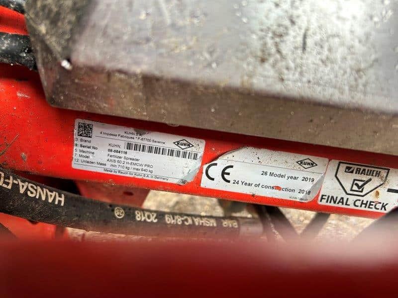Kuhn AXIS H-EMC-W 50.2 - Esparcidor de fertilizantes: foto 4 Kuhn AXIS H-EMC-W 50.2 - Esparcidor de fertilizantes: foto 4