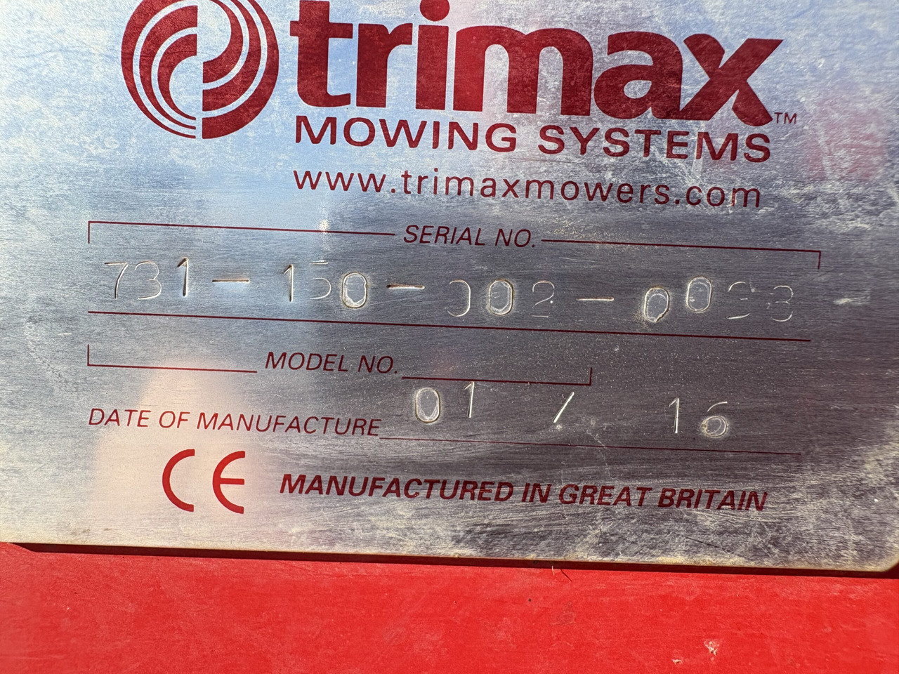 Trimax Striker 150 roller mower - Cortacésped: foto 5 Trimax Striker 150 roller mower - Cortacésped: foto 5