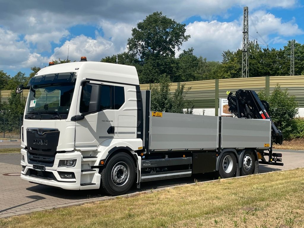 MAN TGS 26.480 /6X2 Euro6 Retarder HIAB 228 - 6 - Camión grúa, Camión caja abierta: foto 1 MAN TGS 26.480 /6X2 Euro6 Retarder HIAB 228 - 6 - Camión grúa, Camión caja abierta: foto 1