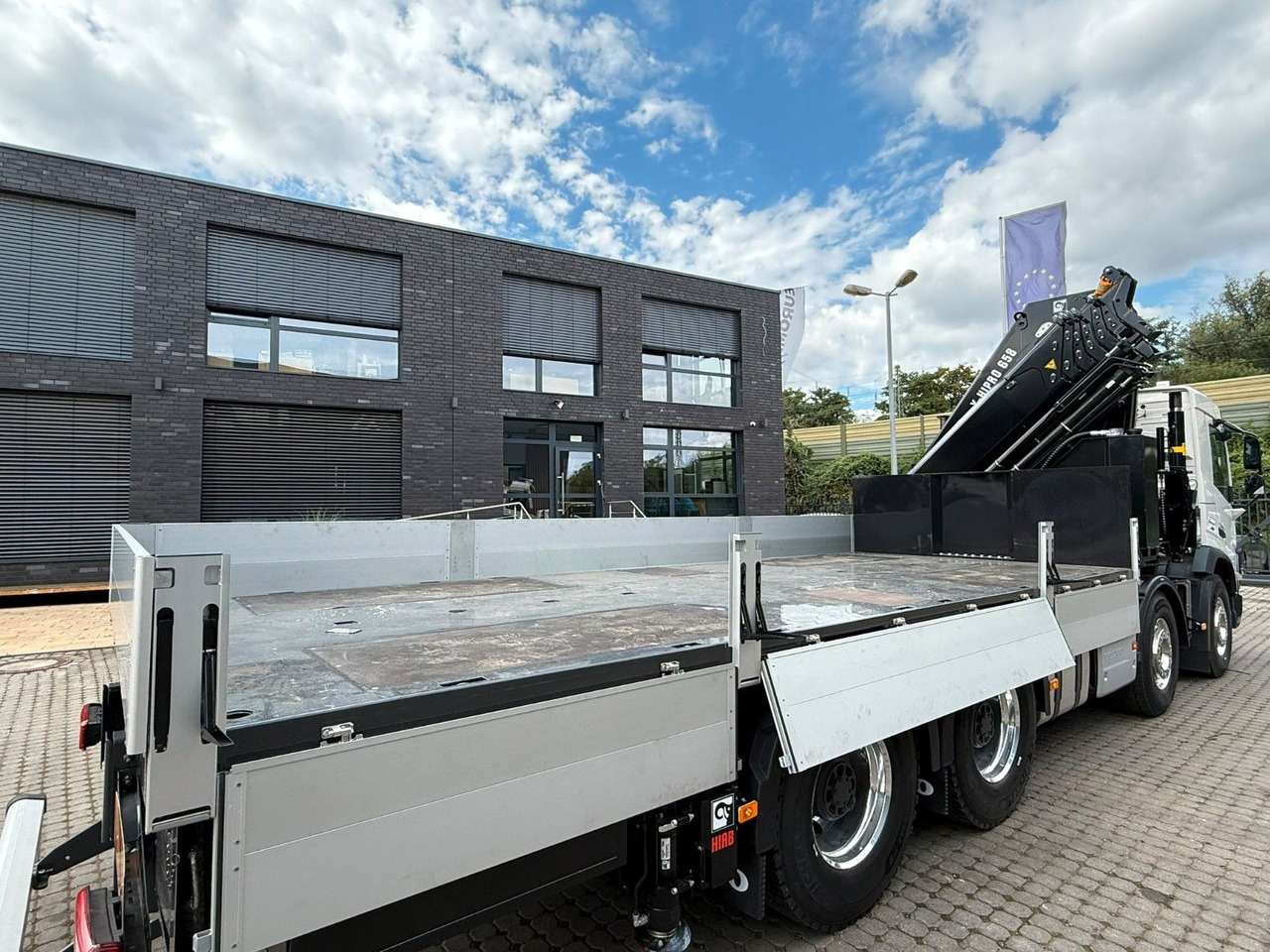 Camión grúa Volvo FMX 500 8x4 Kran Hiab 658-6: foto 6