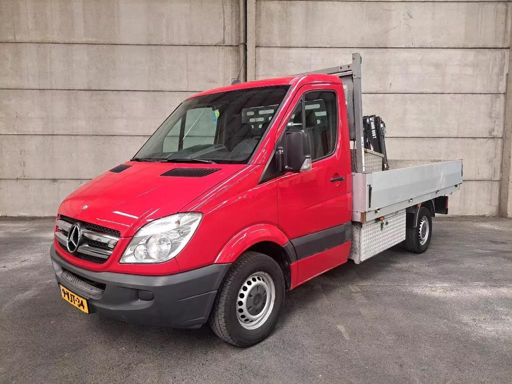 Mercedes-Benz Sprinter 313 2.2 CDI AUT Open laadbak met Hiab 008T kraan 9-VJT-34 213.086 km - Furgoneta caja abierta: foto 1 Mercedes-Benz Sprinter 313 2.2 CDI AUT Open laadbak met Hiab 008T kraan 9-VJT-34 213.086 km - Furgoneta caja abierta: foto 1