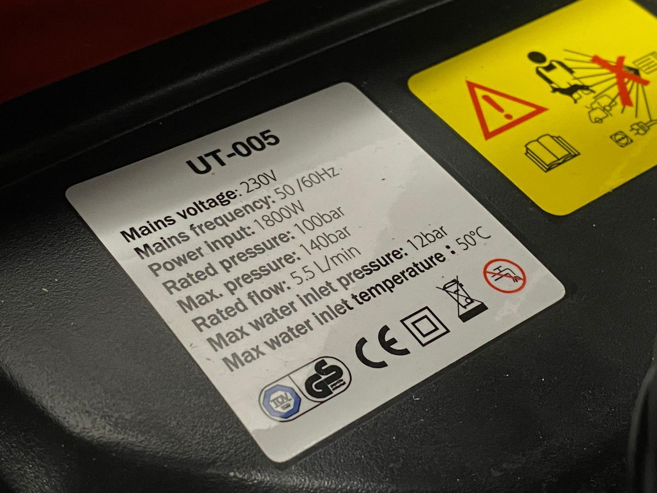 UltraToolz 1800W Hogedrukreiniger - Maquinaria de limpieza: foto 4 UltraToolz 1800W Hogedrukreiniger - Maquinaria de limpieza: foto 4