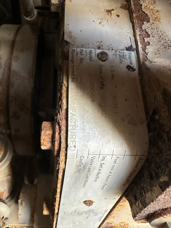 CUMMINS QSK60-G4 - Generador industriale: foto 3 CUMMINS QSK60-G4 - Generador industriale: foto 3