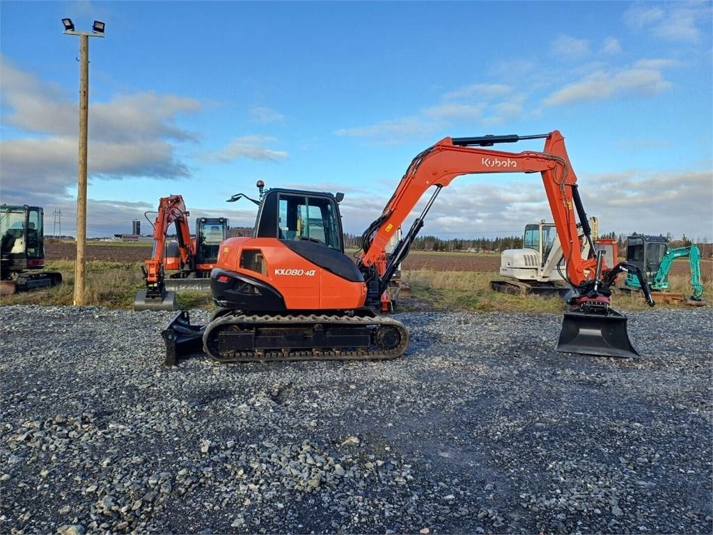 Kubota KX080-4a Pyörittäjällä - Miniexcavadora: foto 5 Kubota KX080-4a Pyörittäjällä - Miniexcavadora: foto 5