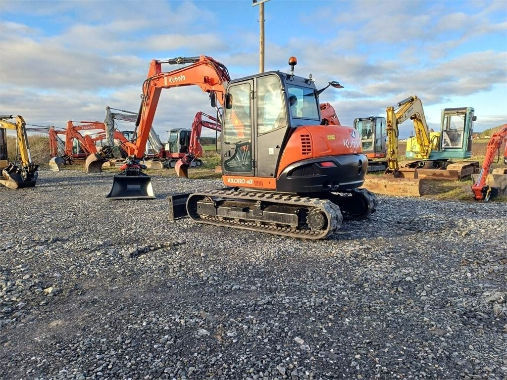 Kubota KX080-4a Pyörittäjällä - Miniexcavadora: foto 3 Kubota KX080-4a Pyörittäjällä - Miniexcavadora: foto 3