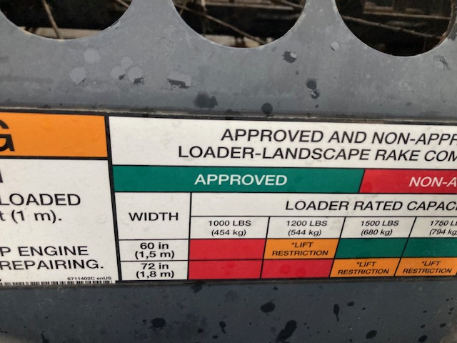 EPIERREUR LANDSCAPE LR 5 B POUR BOB CAT 230 - Implemento para Maquinaria de construcción: foto 4 EPIERREUR LANDSCAPE LR 5 B POUR BOB CAT 230 - Implemento para Maquinaria de construcción: foto 4